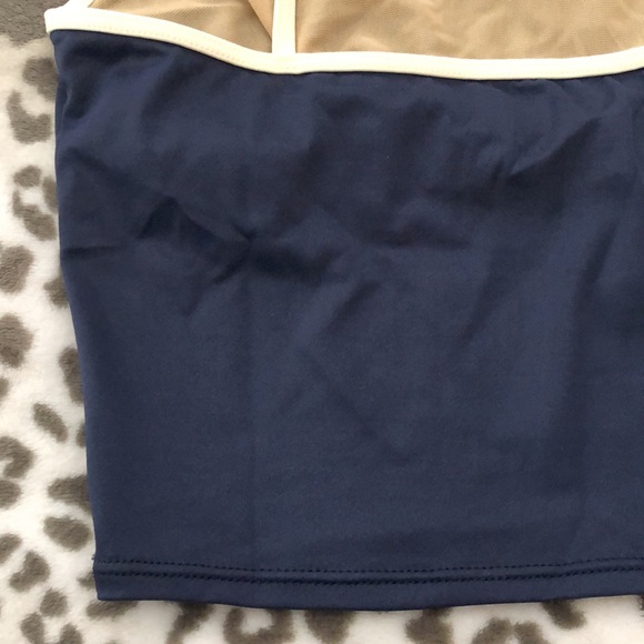 Y2K J. Crew Tankini Top in Blue Size Small - Picture 10 of 17